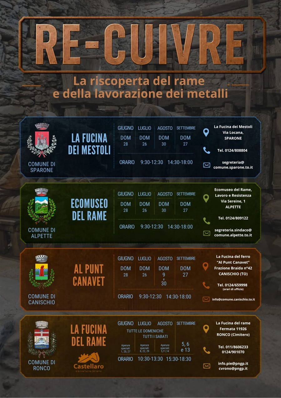 Calendario aperture al pubblico